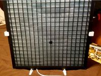 Lasko Fan Filter Bracket (FreeCAD) by LinuxGuy2020
