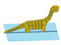 Flexi Brontosauro Articolato by devange2