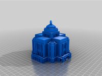 Meridian Temple Christmas Ornament by AustinMeck