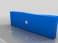 MiSTer front panel for a Mini-ITX case by vihapuu