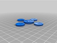 Crisis Protocol Fantastic Four Tokens by blacknova