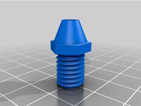 5mm nozzle for ceramic 3D paste printing - Delta Wasp compatible  by TavsJ
