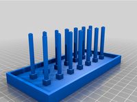 1/4 Drive Socket Organizer  by mhall0