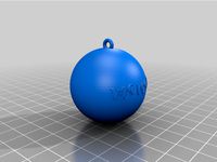 Boule de Noel "maman" by DjamKhi