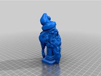 Bearded Yell Santa (No Supports) by WRIGHTMEDIA