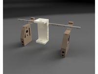 Dremel cnc x axis upgrade with linear rail  by Kosmonautas