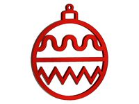 Christmas ball earrings by DanTech