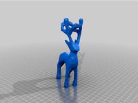 Poly Reindeer by hroyal