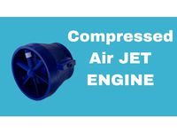 Compressed Air Jet Engine (Air Powered Propeller) by AxelDayton
