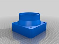 vent adapter with 120mm fan by FabianHD