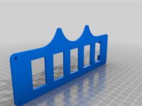 Nissan X-Trail T30 Console Switch Panel by edofalcone