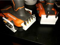 Magnetic Bit and Part Holders for Ridgid Impact / Drill by jeffreyk