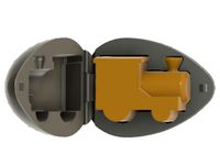 Toy Train with Surprise Egg by Frasian