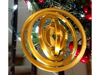 Spinning Star Circle Ornament 2 by GillWinkle
