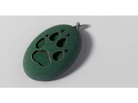 Wolf Track Pendant by SteedMaker