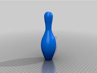Half Scale Bowling Pin by theultimateandy