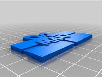 Etiquette Cadeau avec Prénom by 3Dprimante