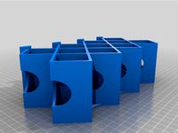 Craft Paint Holder / Rack for 35 mm Dia Bottles by MontFox
