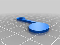 Music Note Ornament or Keychain by Karaoke4272