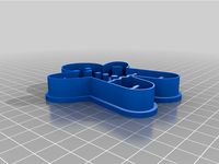 Happy Gingerbread Cookie Cutter by Nathan_drone