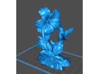 Hummingbird Statue by MelonCrafts