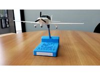 Model Airplane - Cirrus SR-20/22 Desk Base by Bluemaxmtl