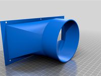 Anycubic Photon Mono X Vent to 4 inch dryer hose by gurusonwheels