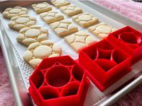 Crystal Structures Cookie Cutters by crystalmeow