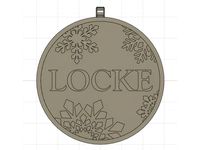Snowflake Ornament (F360 Users) by SmashingZwan
