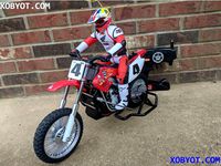 Battery Cover RadioShack Ricky Carmichael RC Motorcycle by xobyot
