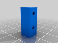 Classic RC10 Gold Pan Servo Mount Posts Part 6336 by xobyot