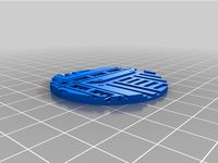 50mm Necromundish Base by rushputin