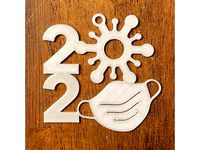 Covid Ornament 2020 by Andypeter