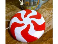 Peppermint Ornament by OpenScadDad