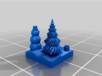 Winter Placecard Holder by bop_bop_bop_