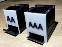 AA and AAA battery holder (no jam) by mutterliebe