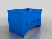 Kid Sized Disposable Mask Dispenser by Jstruemph
