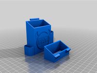 Cigarette pack holder with two different lighter pockets by Boog4542
