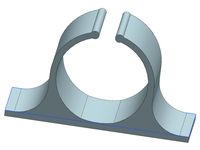 Cableholder for double-sided Tape by Capdo