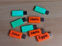 Standard USB Stick Case 14x30mm circuit board size by Idefix3M