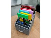 Sticky note holder with drawer by Srblc