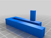 HW-201 IR Sensor holder for Original Prusa i3 MK2S aluminum frame by EloyFarina