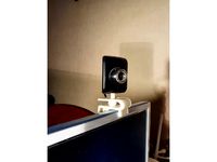 Webcam Clip Compliant, Monitor Safe, Parametric (OpenSCAD) by creadaptive