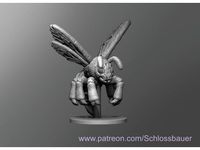 Skeleton Bee by schlossbauer