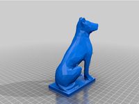 low poly doggo by neosteinhoff
