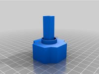 Pointless dc motor attachment 4mm connecter  by SharkMakesStuff