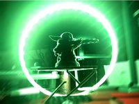 Slimmer Circle Lamp - 100cm and 50cm led strip by luisfernandez