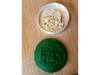 Bluey Christmas Cookie Cutter by arienh