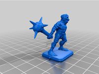 heroquest mummy with mace by texjason