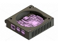 Raspberry Pi 3B Case for Ender 3 aluminium Profile 2040 by Knausepeter